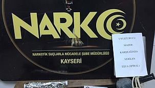 Son dakika: Kayseri'de uyuşturucu operasyonunda 1 kişi yakalandı
