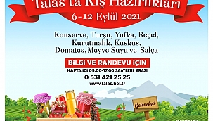 Talas'ta kış hazırlıkları başlıyor