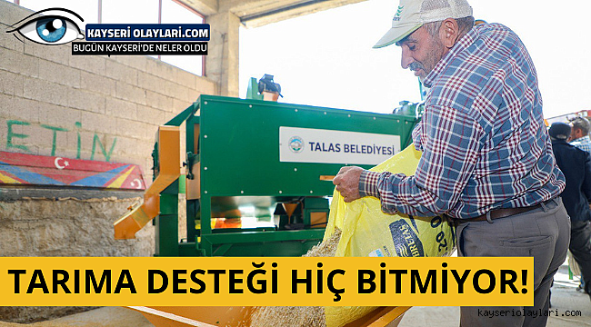 Tarıma Desteği Hiç Bitmiyor!