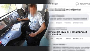 Tekirdağ'daki kazayla ilgili tepki çeken yorum: Bendeki leş sayısı 16, 6 daha lazım