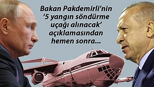 'Türkiye yangın uçağını Rusya'dan alacak' iddiası