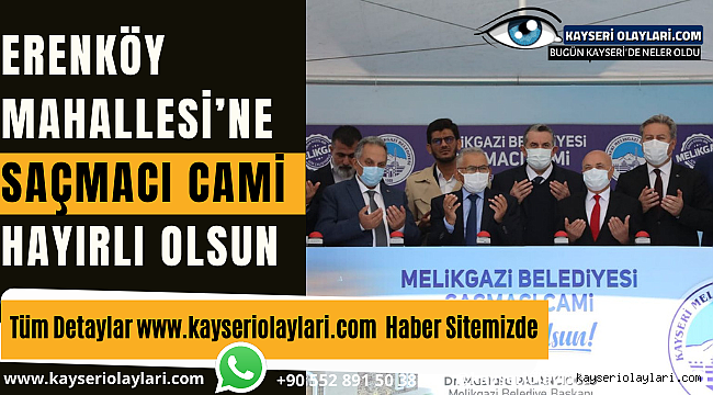 Erenköy Mahallesine Saçmacı Cami Hayırlı Olsun