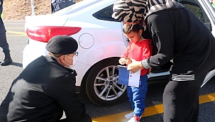 İl Jandarma Komutanlığı'dan trafik denetimi