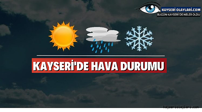 Kayseri'de Hava Durumu