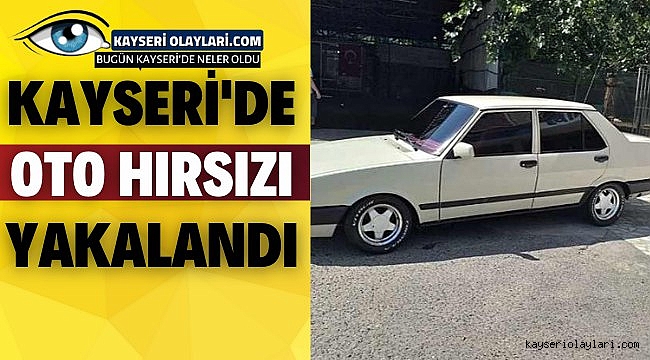 Kayseri'de Oto Fareleri Yakalandı