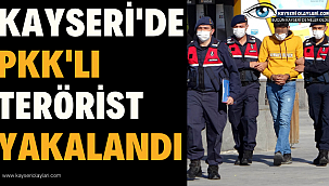 Kayseri'de PKK lı terörist Yakalandı!