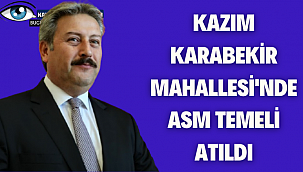 Kazım Karabekir Mahallesi'nde ASM Temeli atıldı