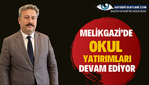 Melikgazi'de Okul Yatırımları Devam Ediyor