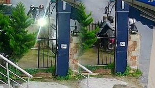 Motosikletle gelip çalmışlar!
