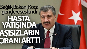 Sağlık Bakanı Koca'dan aşı açıklaması! 'Gençlerimiz aşı olmalı'