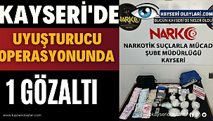 Uyuşturucu Operasyonunda 1 Gözaltı 