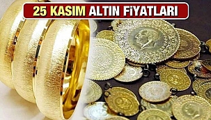Altın fiyatlarında sarkmaya devam ediyor! 25 Kasım gram, çeyrek, tam, cumhuriyet altını fiyatları