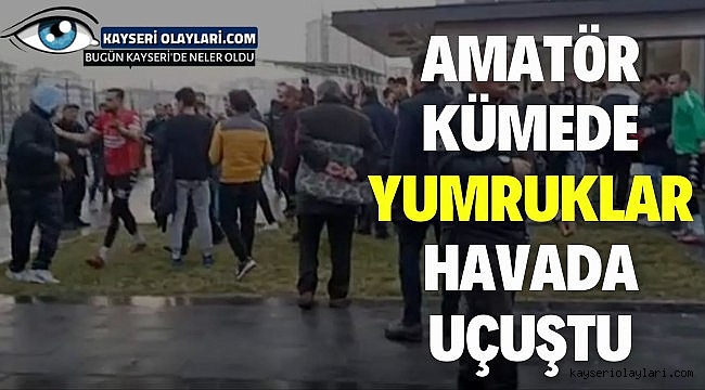 Amatörspor Maçında Kavga 