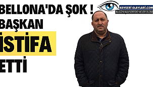 Bellona'da şok ! Başkan istifa etti