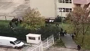 Beylikdüzü'ndeki lisede tekme tokat kavga! Zor durdurdular