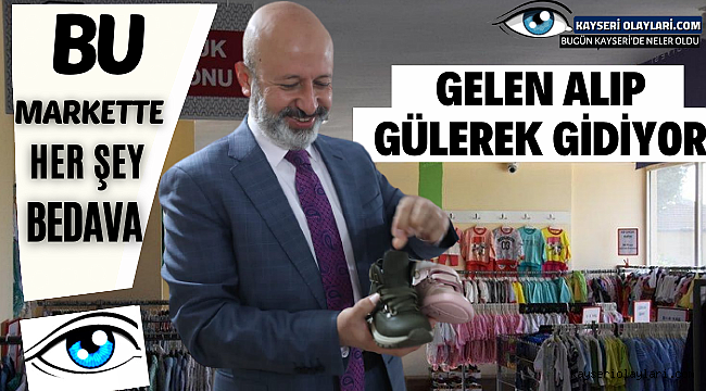 Bu Markette Her Şey Bedava! Gelen Alıp Gülerek Gidiyor