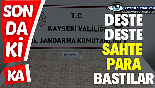 Deste Deste Sahte Para Bastılar 