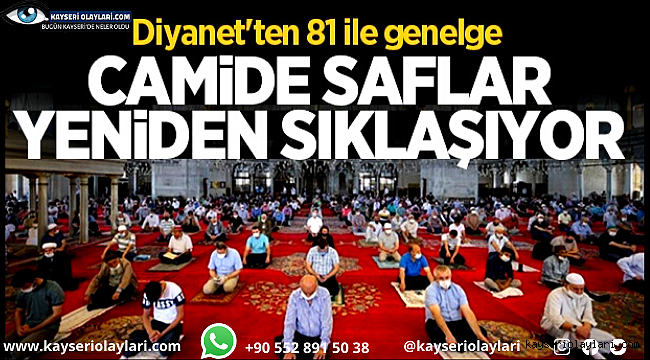 Diyanet'ten 81 İle Genelge