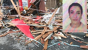 Esenyurt'ta uçan çatının altında kalan kadından acı haber