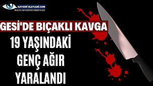 Gesi'de Bıçaklı Kavga! 1 Ağır Yaralı