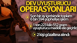 İstanbul'da uyuşturucu operasyonları