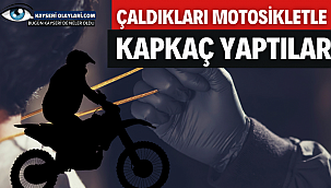 Kayseri'de Çaldıkları Motosikletle 5 Farklı Kapkaç Yaptılar