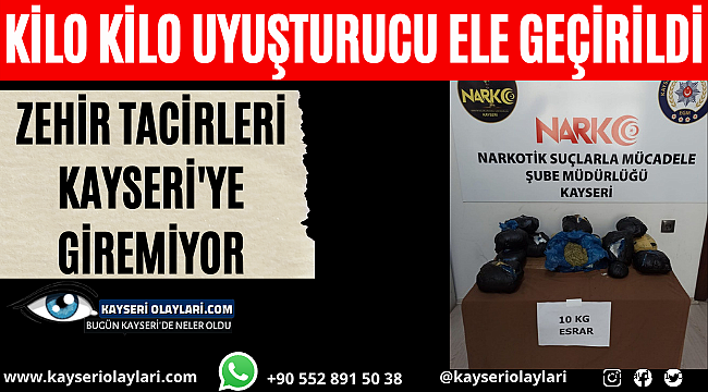 Kilo Kilo Uyuşturucu Yakalandı!