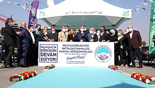 Melikgazi Belediyesi, Battalgazi Mahallesi'nde yapımına başlayacağı 2 blok 73 daireden oluşan kentsel dönüşüm projesinin temelini attı