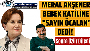 Meral Akşener "Sayın Öcalan" dedi! Ardından hemen özür diledi 