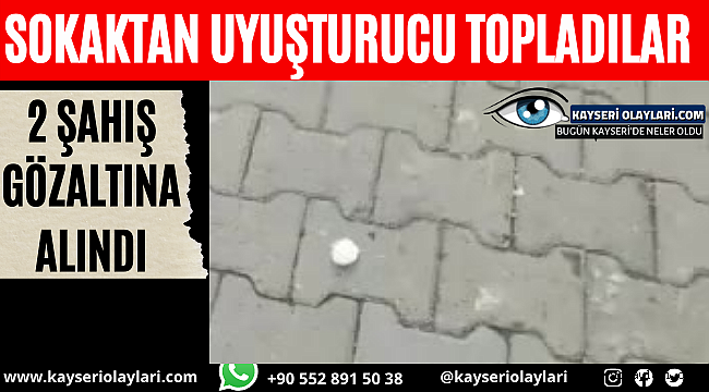 Sokakta Uyuşturucu Topladılar 2 Gözaltı