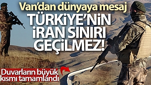Van-İran sınırına yapılan duvarın büyük kısmı tamamlandı