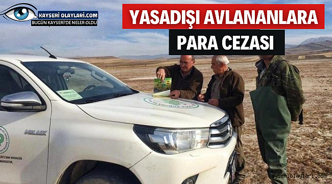 Yasadışı avlananlara para cezası 