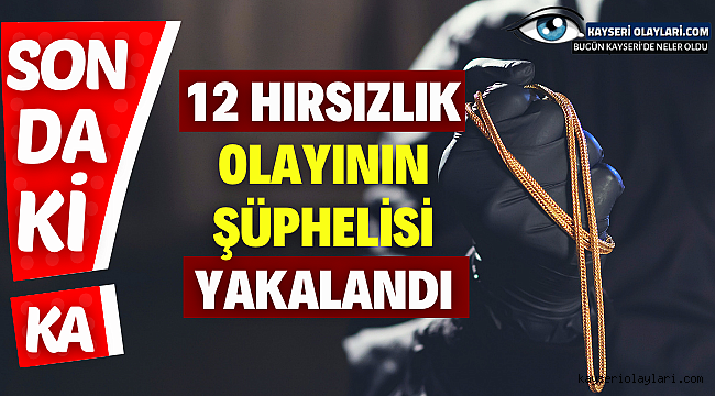 12 Hırsızlık Olayının Şüphelileri Yakalandı