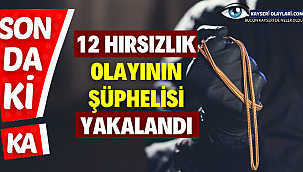 12 Hırsızlık Olayının Şüphelileri Yakalandı