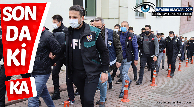 350 polisin katıldığı operasyonda yakalanan 15 kişi adliyede