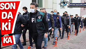 350 polisin katıldığı operasyonda yakalanan 15 kişi adliyede