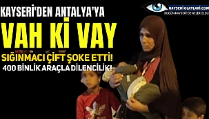 400 bin liralık araba ile Antalya'da dilencilik yaparken yakalandı!