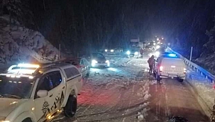 Antalya'da kar yağışı başladı