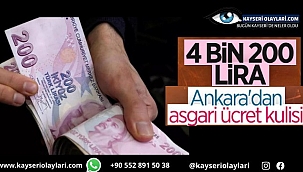 Asgari ücret 4 bin 200 lira olacak iddiası