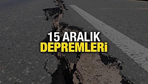 Az önce deprem mi oldu? 15 Aralık Çarşamba: Bugün kaç şiddetinde deprem oldu?