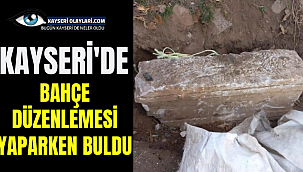 Bahçe Düzenlemesi Yaparken Farketti!