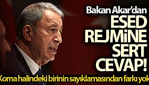 Bakan Akar'dan esed rejimine sert cevap!
