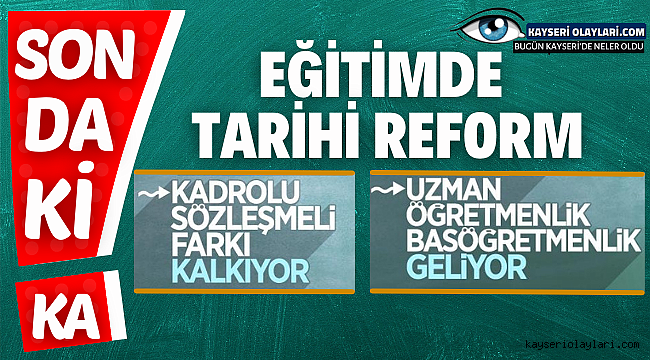 Cumhurbaşkanı Erdoğan, Öğretmenlik Meslek Kanunu'nun kısa sürede Meclis'e sunulacağını söyledi
