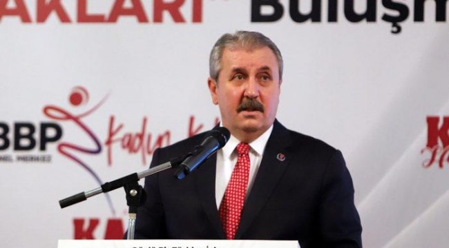 Destici: 'İstanbul Sözleşmesi yaşatır' sloganı palavradır