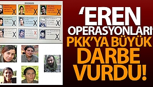 'Eren' operasyonları PKK'ya büyük darbe vurdu