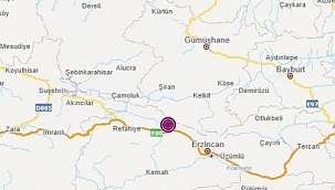 Erzincan Refahiye'de 3.5 büyüklüğünde deprem