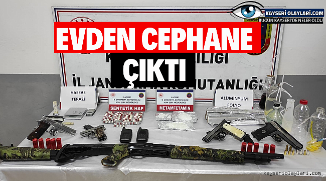 Evden Cephanelik Çıktı