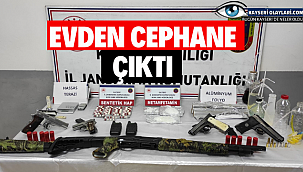 Evden Cephanelik Çıktı
