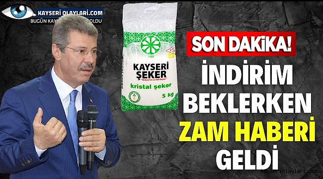 İndirim beklerken zam haberi geldi Ocak'ta şekere yüzde 20 - 25 zam bekleniyor
