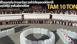 İstanbul'da yılbaşı öncesi 10 ton sahte alkol ele geçirildi